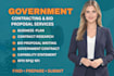write government contract bid proposals and rfp responses