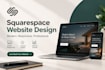 design a modern squarespace website, website development as squarespace expert