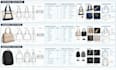 create handbag, backpack, tote bag tech pack for manufacturing