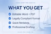 draft legal documents and contracts