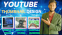 design custom youtube thumbnail with ai assisted human image