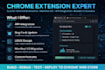 develop custom chrome extension and fixbugs