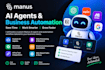 build ai agents and business automation with manus ai