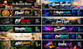design a professional youtube banner
