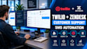 integrate twilio and zendesk to automate customer