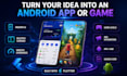 develop a custom android app or game using flutter