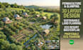 permaculture and glamping 3d layout for sustainable land and eco resorts