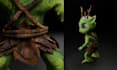 create a 3d character model and texture for your university project