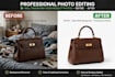 do amazon product photo editing white background and natural shadow