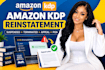 reinstate your suspended amazon KDP account