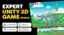 develop a complete 2d mobile game in unity