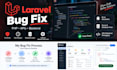 fix laravel PHP bugs and backend issues