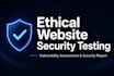 ethical website security testing and vulnerability assessment