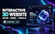 interactive 3d website 3d spline wordpress scroll animation threejs webgl gsap