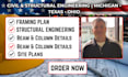 do michigan texas ohio site plan blueprint civil engineer structural engineer