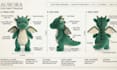design custom plush reference sheet stuffed soft toy sewing pattern ych concept