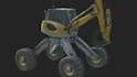 model farming simulator, excavator, tractor pbr texture,3d solid work, blender