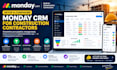 setup monday CRM for construction contractors and automate leads