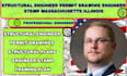 structural engineer permit drawing engineer stamp massachusetts illinois