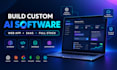 build custom ai software, ai web app, full stack application and ai software dev