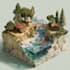 create 2d game environment concept art and illustration
