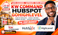 kw command hubspot data clean up duplicates contact company records crm database