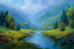 do landscape oil painting art