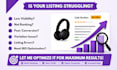 create and do amazon listing optimization, create variations and flat files