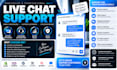 provide professional live chat support and customer service