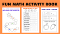 create 3 in 1 colouring writing and drawing book