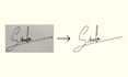 turn your signature into clean vector svg