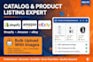accurate data entry, pdf to excel, catalog and product listing