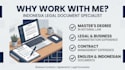 draft and review contracts and legal documents in indonesia