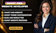 design a professional ghost cms website, blog and newsletter
