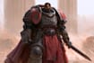 illustrate a warhammer 40k character