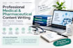 write medical and pharmaceutical content