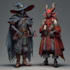 create cinematic fantasy character illustrations