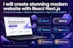 build a modern responsive frontend website