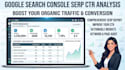 optimize serp CTR boost google ranking and increase organic traffic
