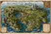 create a beautiful campus map illustration