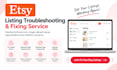 etsy listing troubleshooting visibility image upload tag issues error fixing