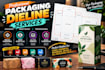 create print ready packaging dieline, rigid box custom dieline print ready files