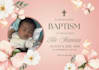 design aesthetic baptism invitation, birthday and baby shower invite