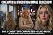 cinematic conceptual art drama promotion with ai image slideshow