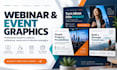 design professional linkedin webinar and event graphics