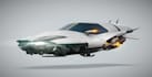 create 3d futuristic spaceship model, sci fi hard surface, game asset spacecraft