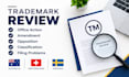 review trademark office action amendment opposition and classification problems