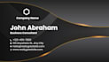 design a simple and professional business card
