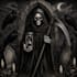 draw dark art illustration with engraving style