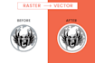 do raster to vector conversion